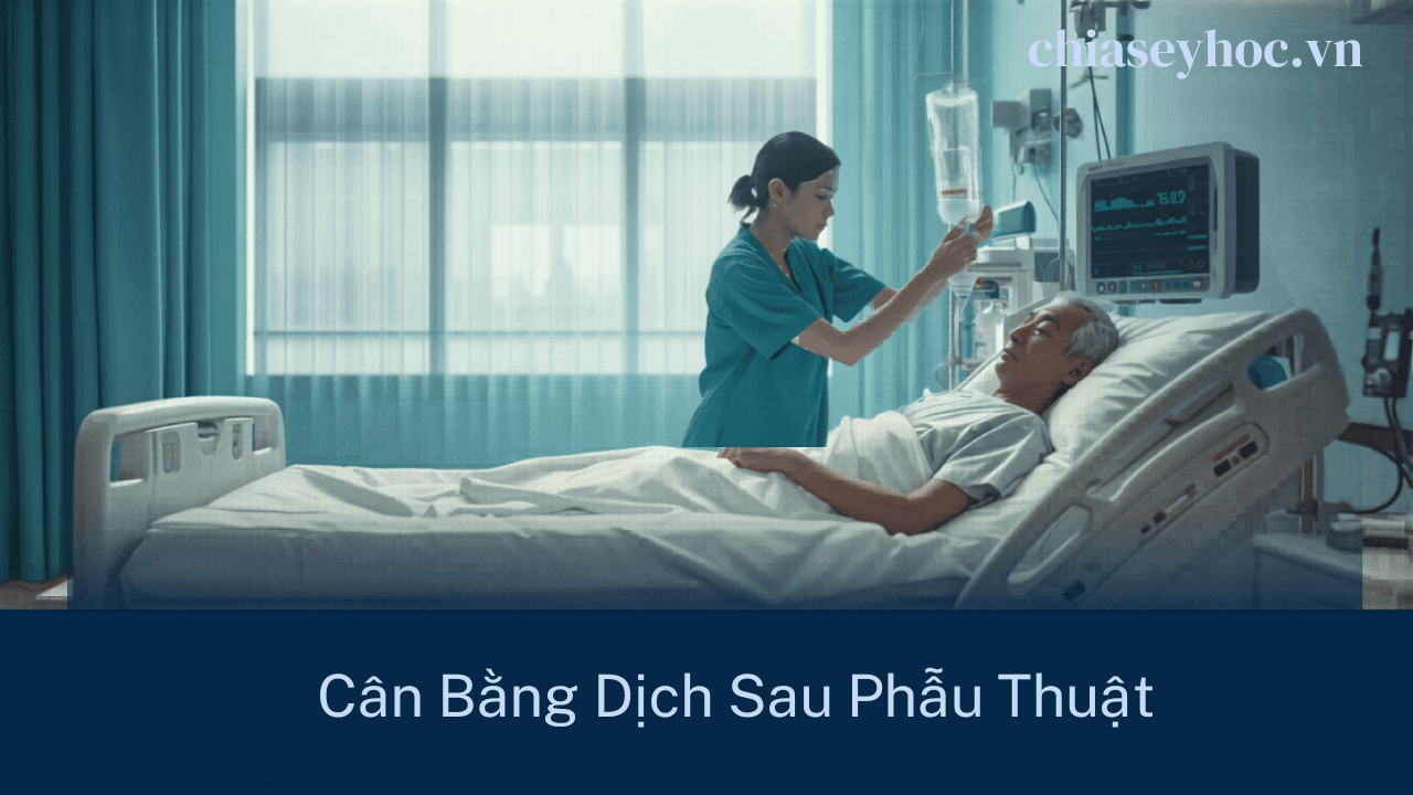 Cân bằng dịch sau mổ đại trực tràng — Bao nhiêu là đủ?